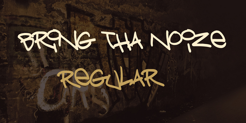 bring tha noize font