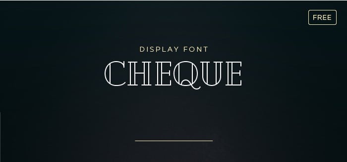 cheque