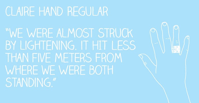 ‘Claire Hand’ the new team scope free font