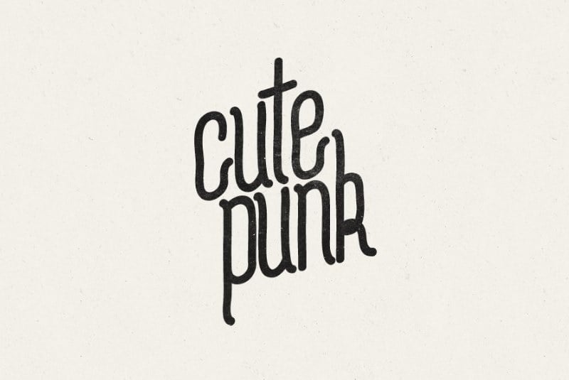cutepunk typeface