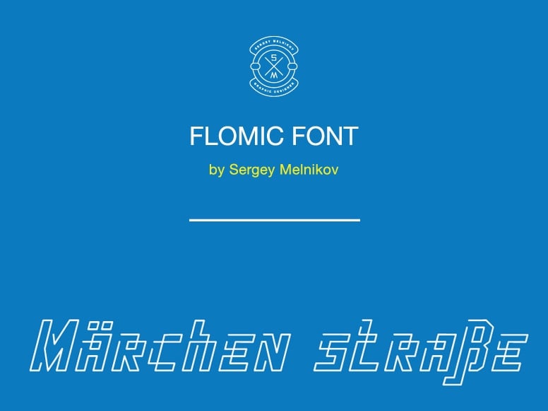 Flomic font