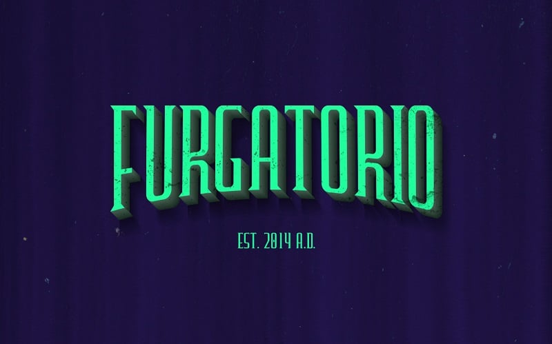 Furgatorio-Typeface