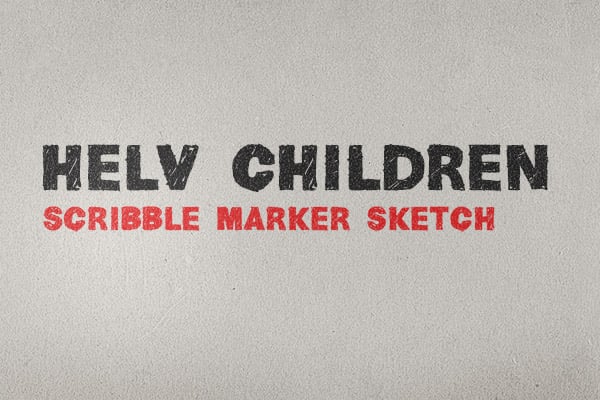 Helv Children font