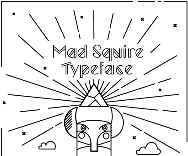 Mad Squire typeface / FREE FONT