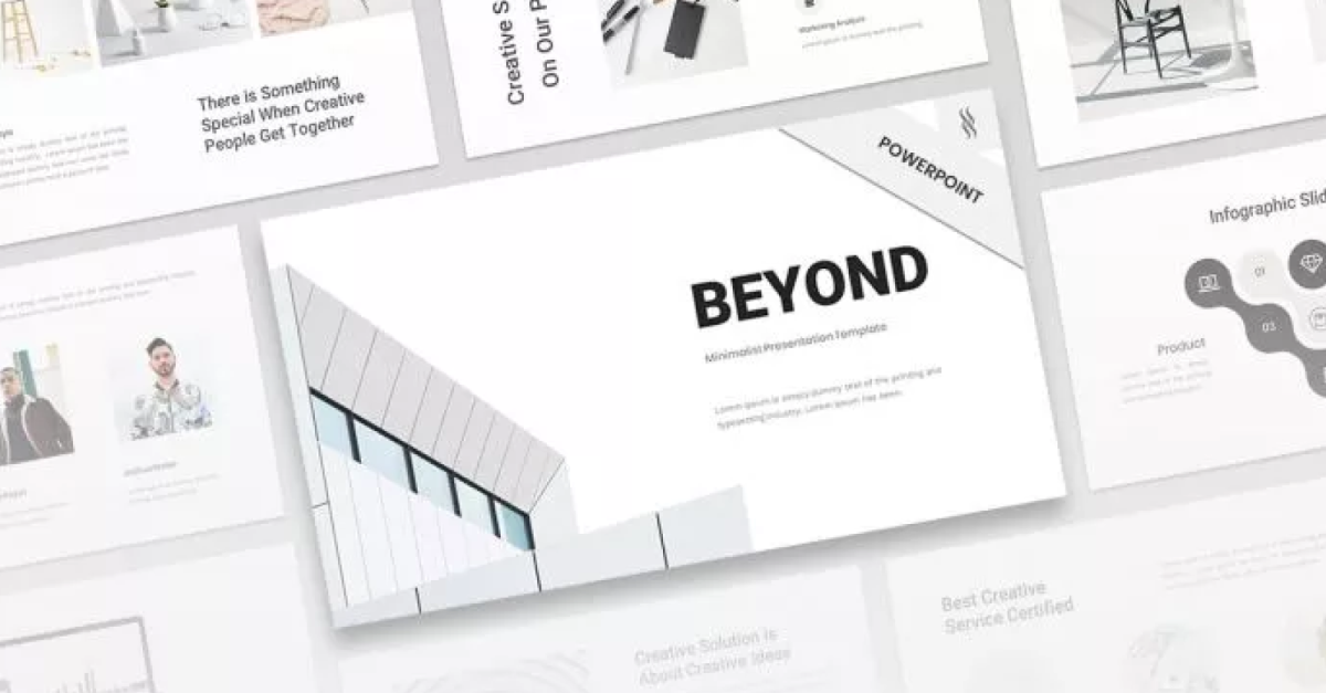 Beyond Minimalist Powerpoint Template Templatemonster