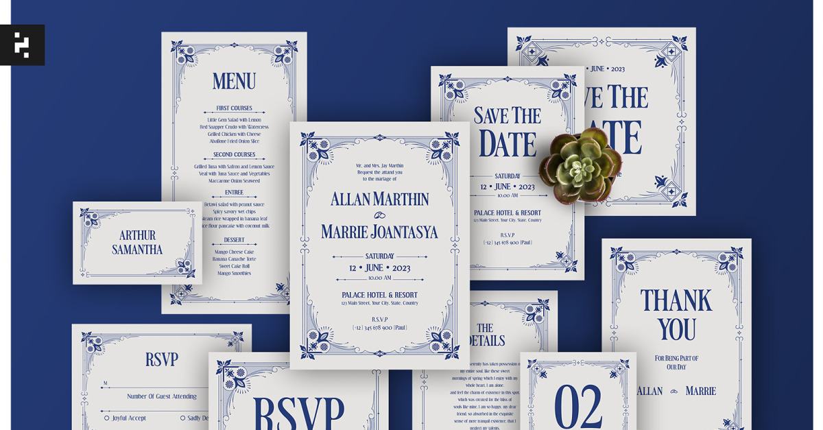 Classic Theme Wedding Suite Templatemonster