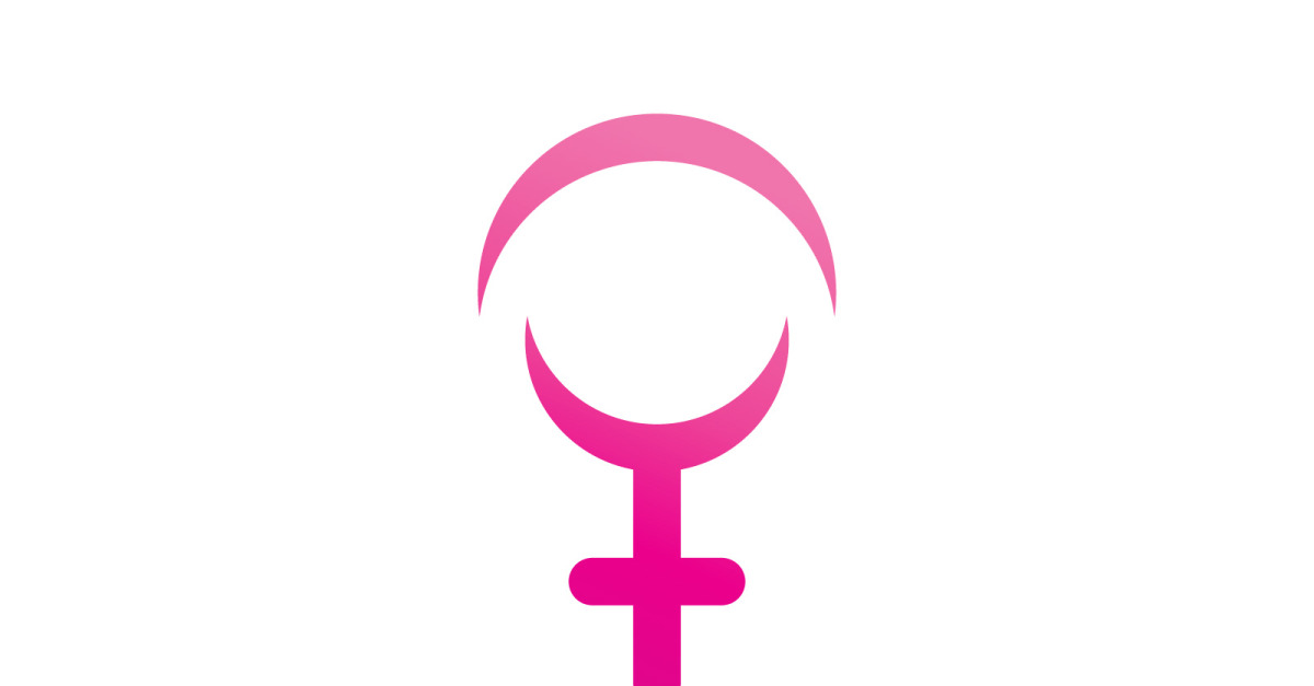 Gender Symbol Logo Of Sex And Equality Of Males And Females Vector