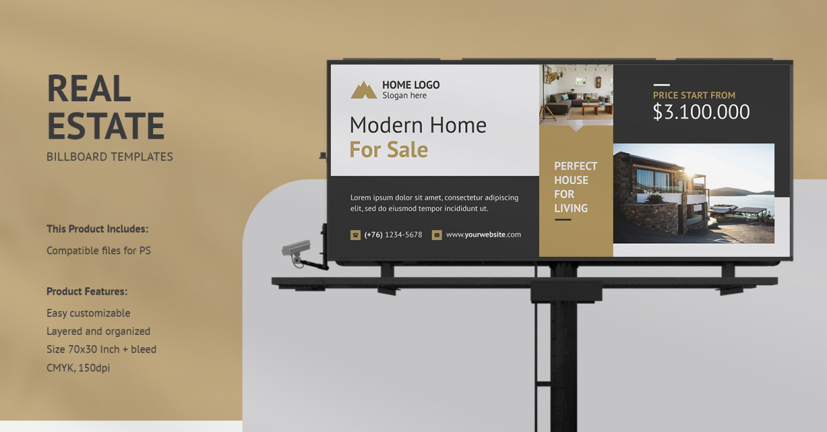 Real Estate Billboard Psd Templates Vol Templatemonster