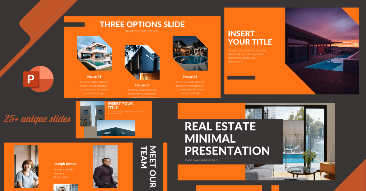 Minimale Powerpoint Pr Sentation F R Immobilien