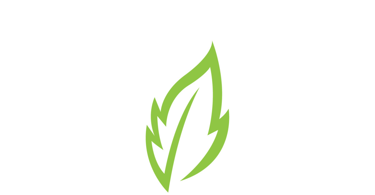 Feuille Verte Cologie Nature Logo Frais Vecteur V