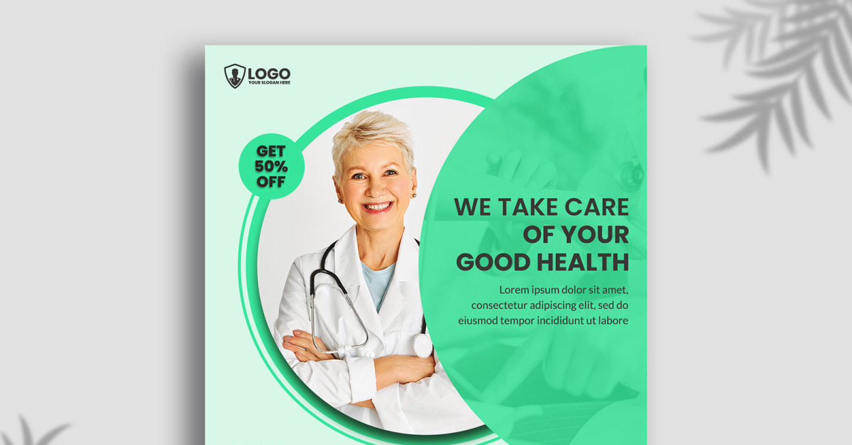 Health Clinic Social Media Templates Templatemonster