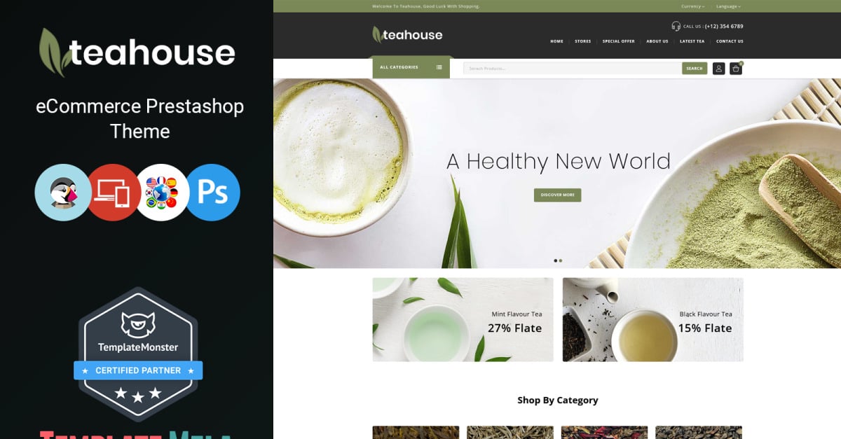 Teahouse Ok Ama L Ma Aza Prestashop Temas