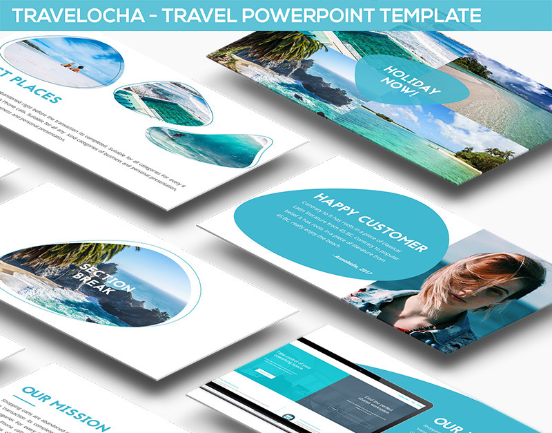 Travelocha Modelo De Powerpoint De Viagem Templatemonster