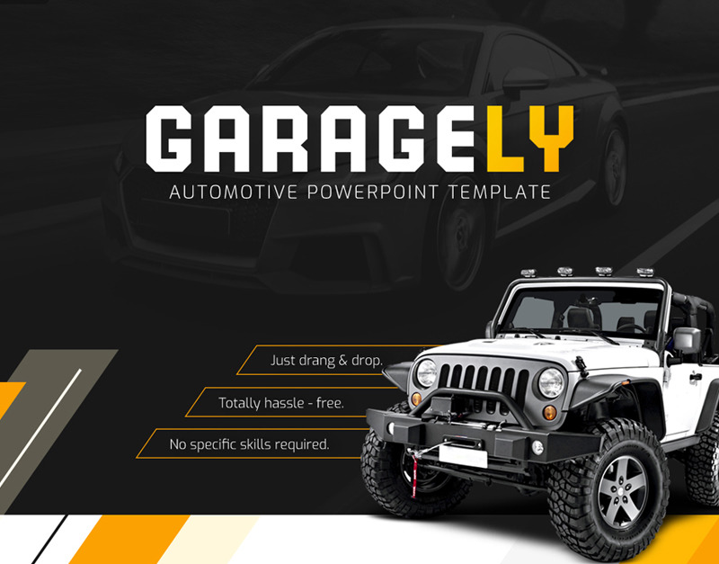 Garagely Modelo Automotivo Do Powerpoint Templatemonster