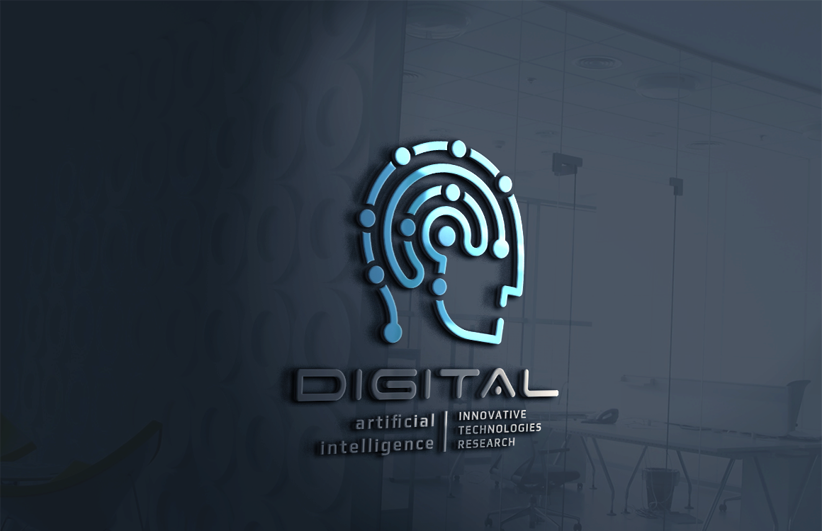 Digital Human Logo Template 122023 TemplateMonster