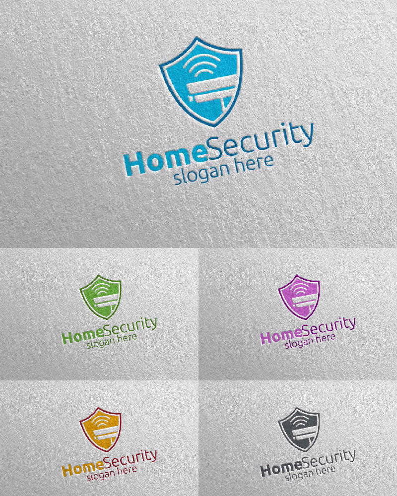 Camera Cctv Home Security Logo Template Templatemonster