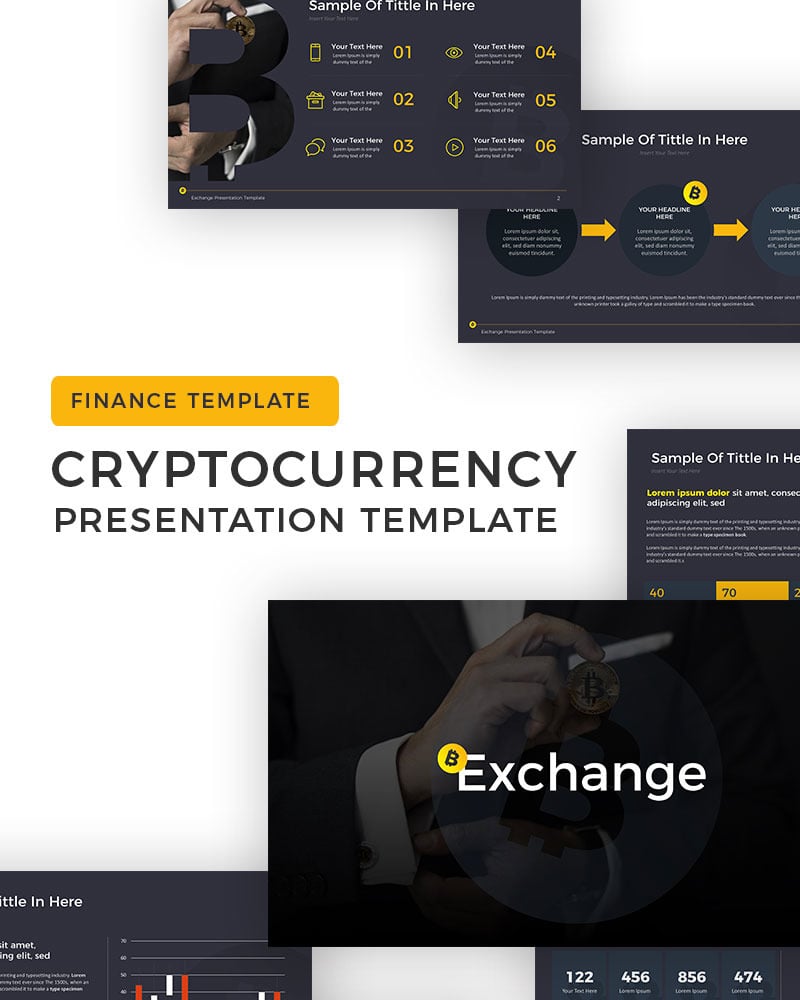 Crypto Monnaie Mod Le Powerpoint De Pr Sentation Exchange