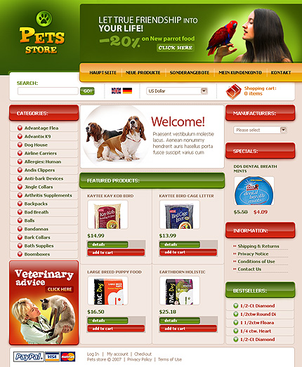 Интернет Магазин Каталог Товаров Для Животных