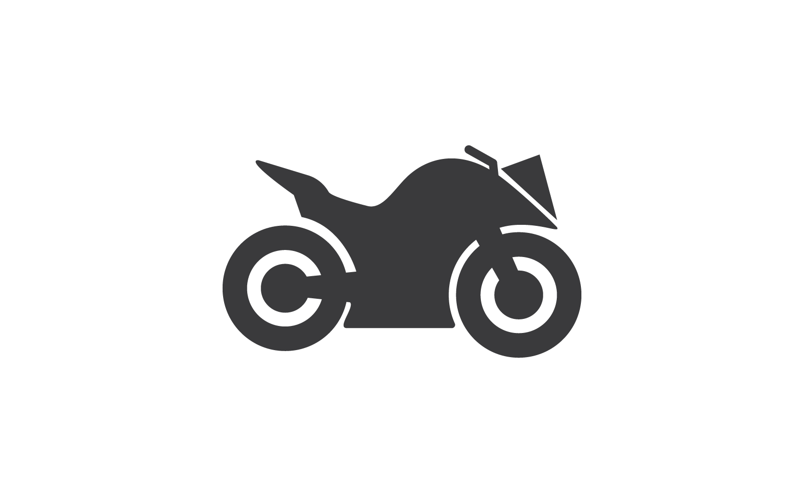摩托车运动标志插图设计矢量