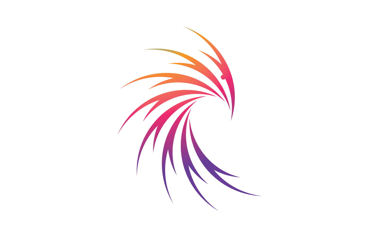 Diseño de logotipo de ilustración de pájaro águila halcón