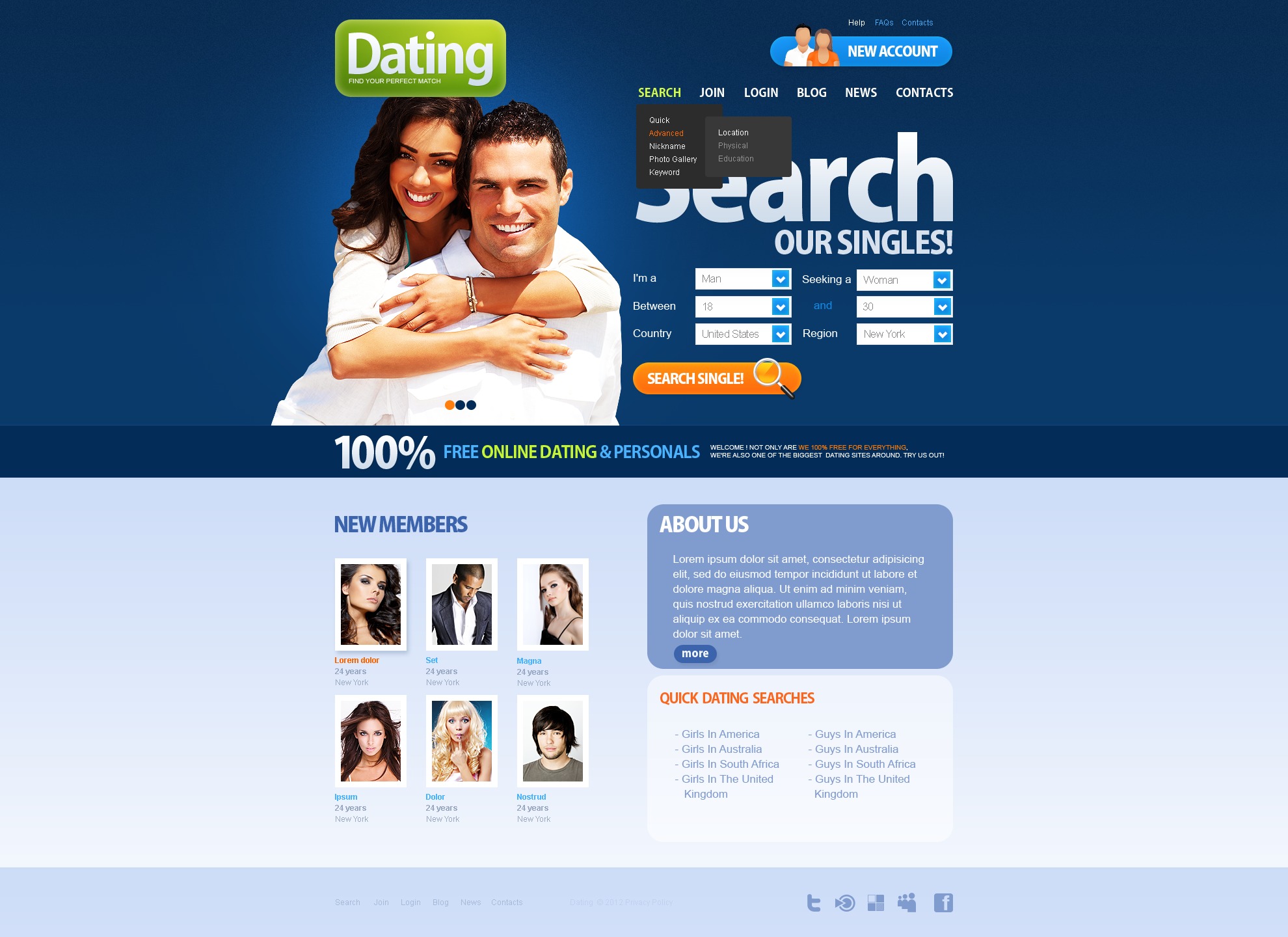 100 free dating websites