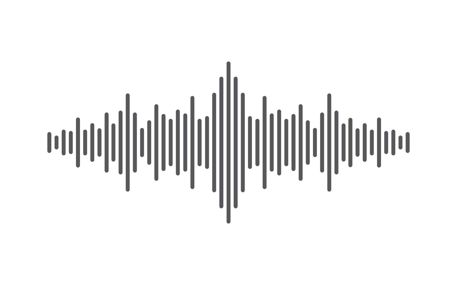Icono de vector de logotipo de música de onda de sonido