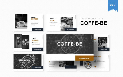 咖啡- Be - Keynote模板