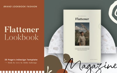 Flattener Brand Lookbook Fashion Magazine Mall