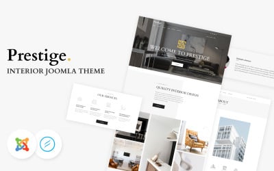 Prestige - Interior 设计 Multipage Joomla Template