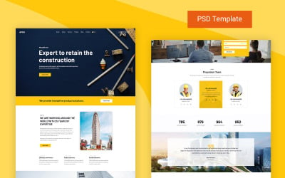 Apro - Construction PSD Template