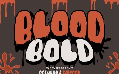 Blood Bold - шрифт Fun Halloween Two