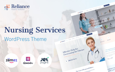 Reliance - WordPress-thema voor verpleegkundige diensten