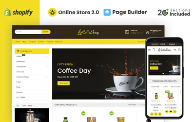 Drinks &amp;amp; Beverages Store Shopify Theme