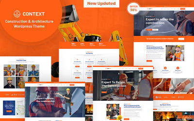 Context - Construction and Architecture 响应 WordPress Theme