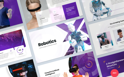 Artificial Intelligence Presentation PowerPoint template