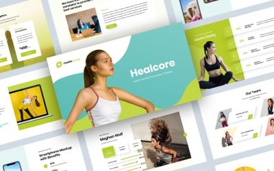 Health Coaching Presentation PowerPoint template