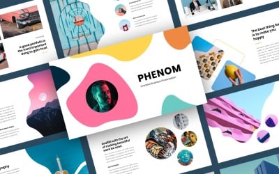 Modèle PowerPoint de présentation de Phenom Creative Business