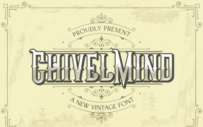 Chivel Mind - Vintage typsnitt