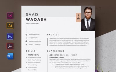 Clean CV Resume Template