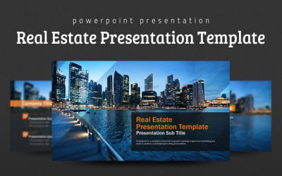 Immobilien Powerpoint Vorlage Templatemonster