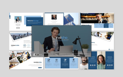 Yelishe - Şirketler Hukuku Hizmetleri PowerPoint şablonu