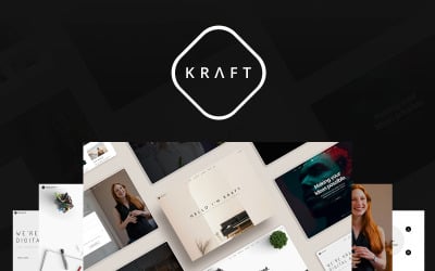 Kraft — минималистичная тема WordPress для агентств и портфолио