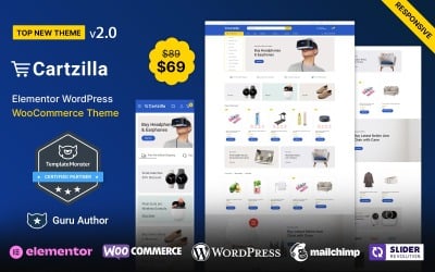 Cartzilla - Tema multipropósito para WooCommerce para megatiendas