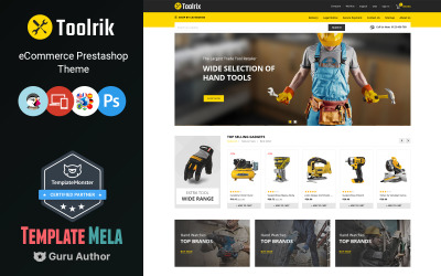 Toolrix - Verktygsbutik PrestaShop-tema