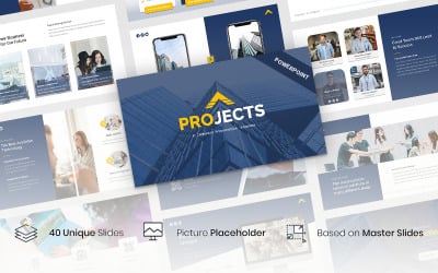 箴jects - IT Company PowerPoint template