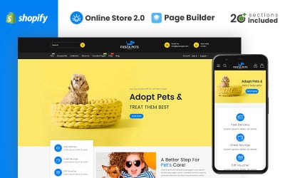 Fiesta Pets Store Shopify Theme