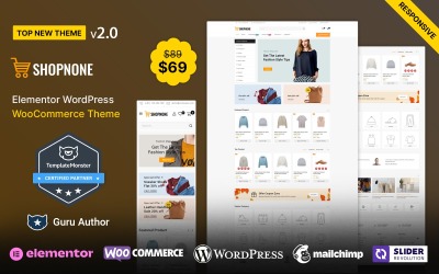 Shopnone - Thème WooCommerce polyvalent pour la mode et les méga boutiques