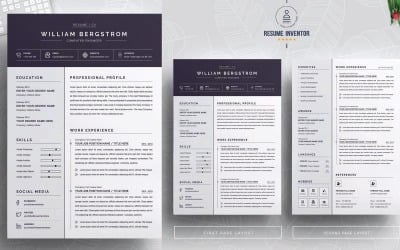 Profesjonalny szablon CV CV