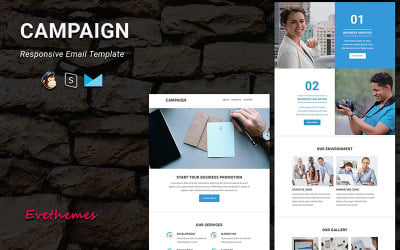 Kampagne - Responsive Email Newsletter Vorlage