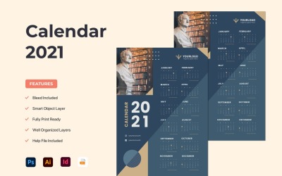 Wandkalender 2021 Planner
